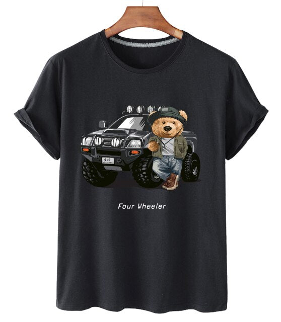 Eco-Friendly Jeep Bear T-shirt