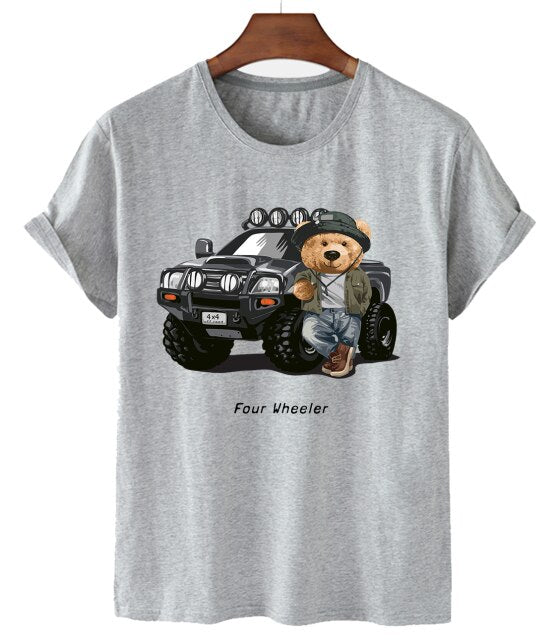 Eco-Friendly Jeep Bear T-shirt