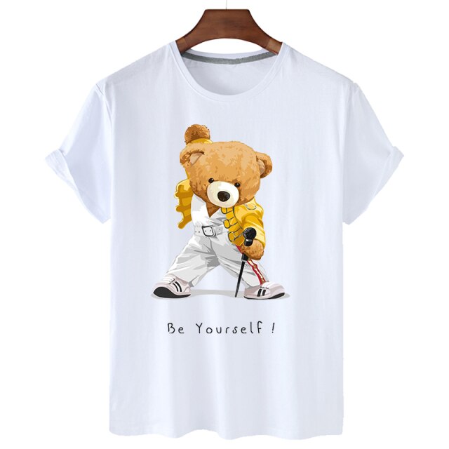 Eco-Friendly Freddie Mercury Bear T-shirt