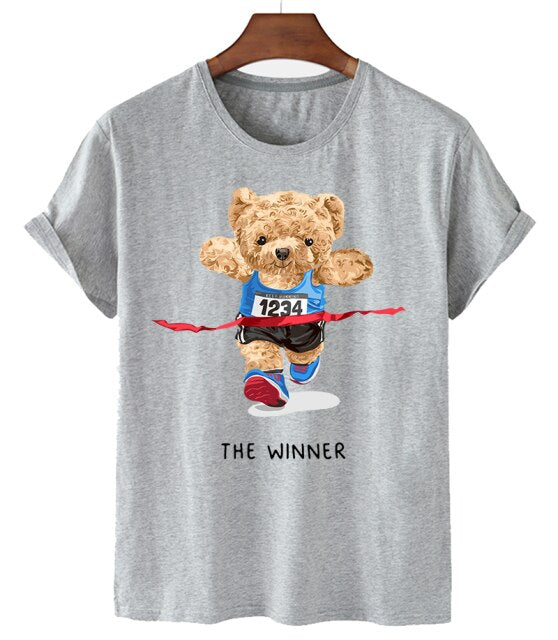 Eco-Friendly Winner Bear T-shirt