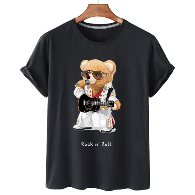 Eco-Friendly Elvis Presley Bear T-Shirt