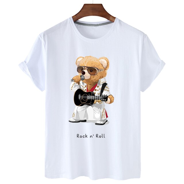 Eco-Friendly Elvis Presley Bear T-Shirt