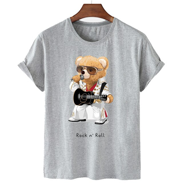 Eco-Friendly Elvis Presley Bear T-Shirt