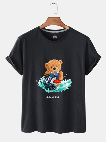 Eco-Friendly Surf Bear T-shirt