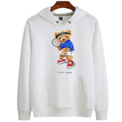 Eco-Friendly Tennis Bear Hoodie