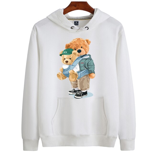 Eco-Friendly Son and Dad Bear Hoodie