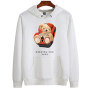 Eco-Friendly Keeping It Safe Bear Hoodie
