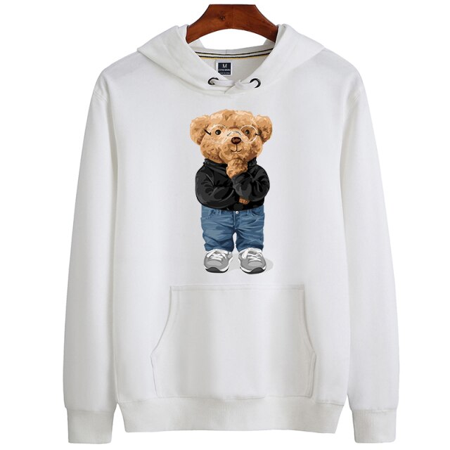 Eco-Friendly Gentleman Bear Hoodie