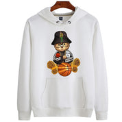 Eco-Friendly Basketball Bear Hoodie