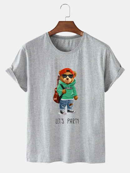 Eco-Friendly Lets Party Bear T-shirt