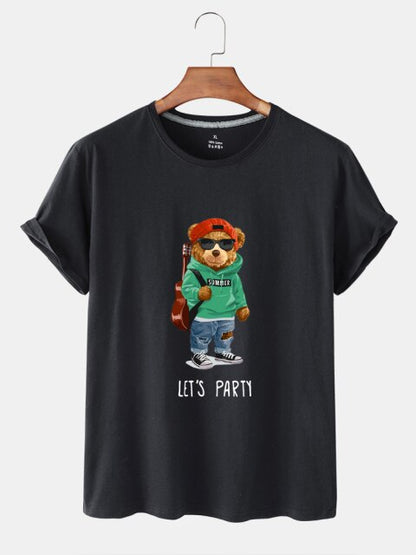 Eco-Friendly Lets Party Bear T-shirt