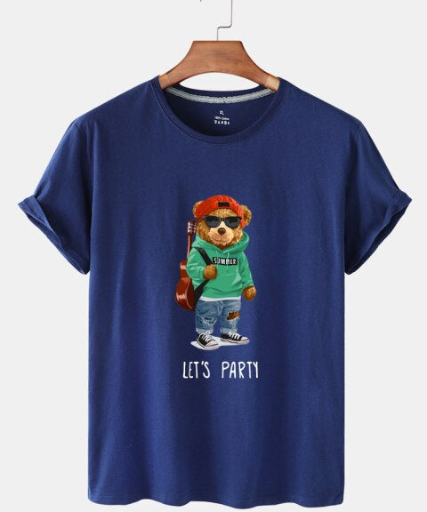 Eco-Friendly Lets Party Bear T-shirt