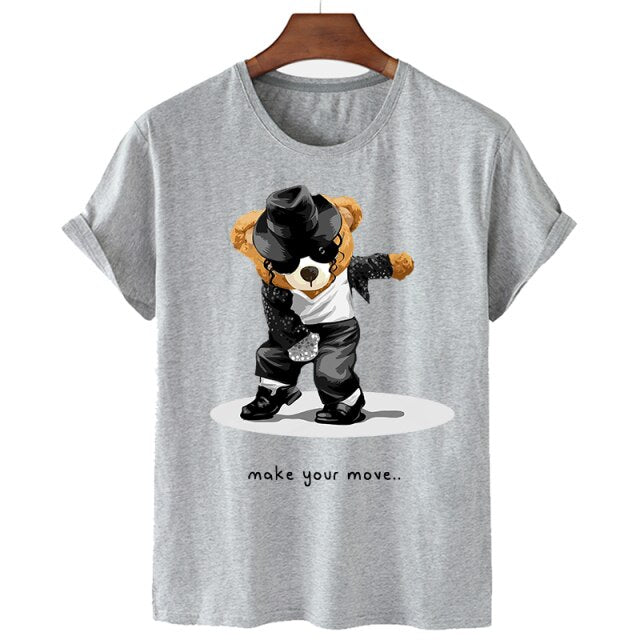 Eco-Friendly Michael Jackson Limited Bear T-shirt