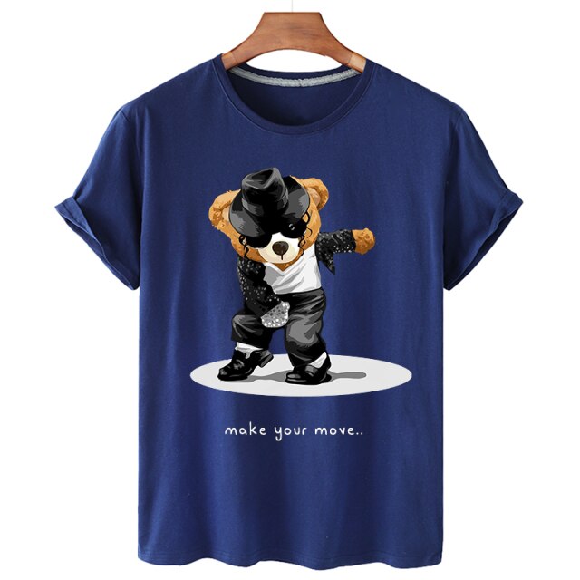 Eco-Friendly Michael Jackson Limited Bear T-shirt