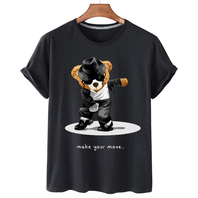 Eco-Friendly Michael Jackson Limited Bear T-shirt