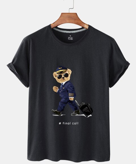 Eco-Friendly Captain Bear T-shirt