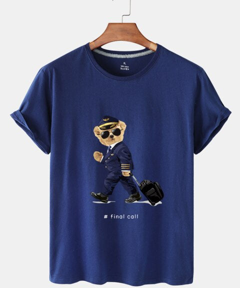 Eco-Friendly Captain Bear T-shirt