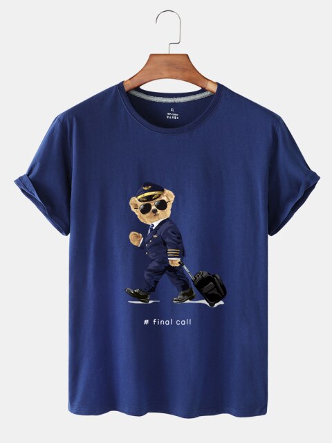 Eco-Friendly Captain Bear T-shirt