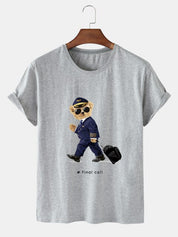 Eco-Friendly Captain Bear T-shirt