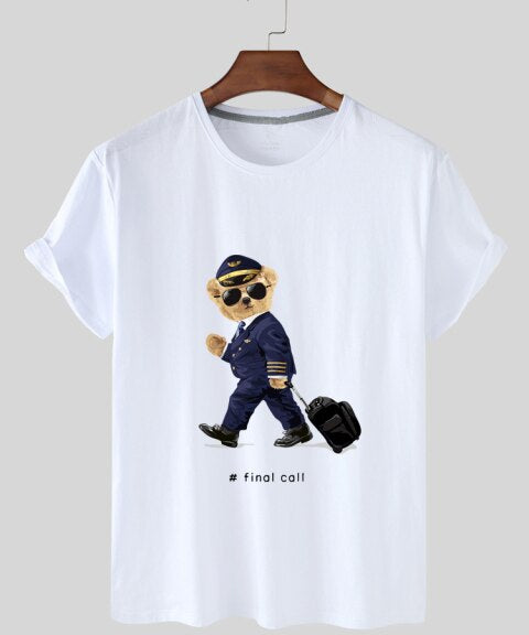 Eco-Friendly Captain Bear T-shirt