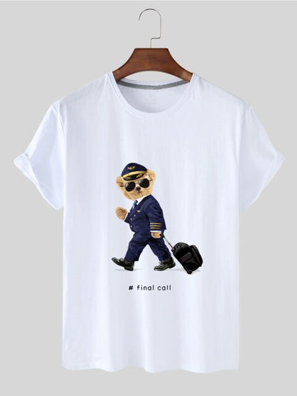 Eco-Friendly Captain Bear T-shirt