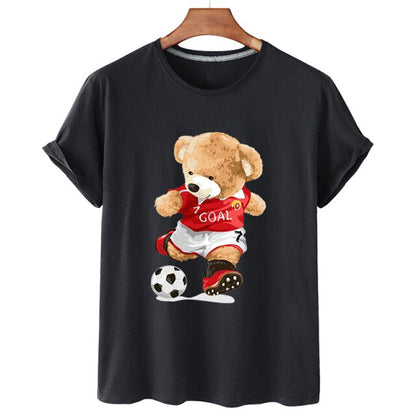 Eco-Friendly Soccer Star Bear T-shirt