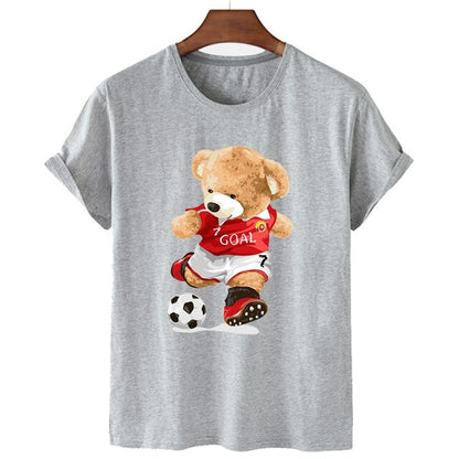 Eco-Friendly Soccer Star Bear T-shirt