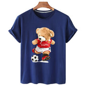 Eco-Friendly Soccer Star Bear T-shirt