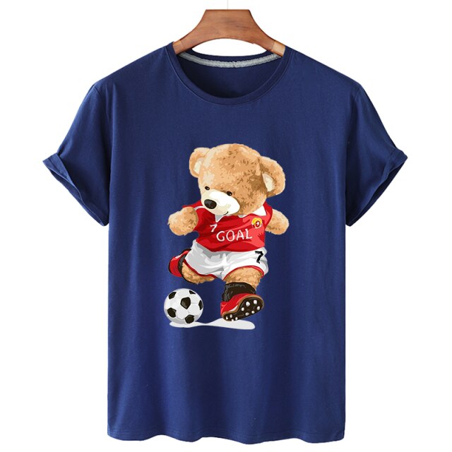 Eco-Friendly Soccer Star Bear T-shirt