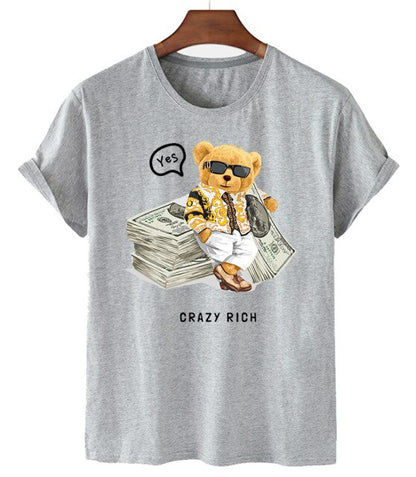 Eco-Friendly Crazy Rich Bear T-shirt