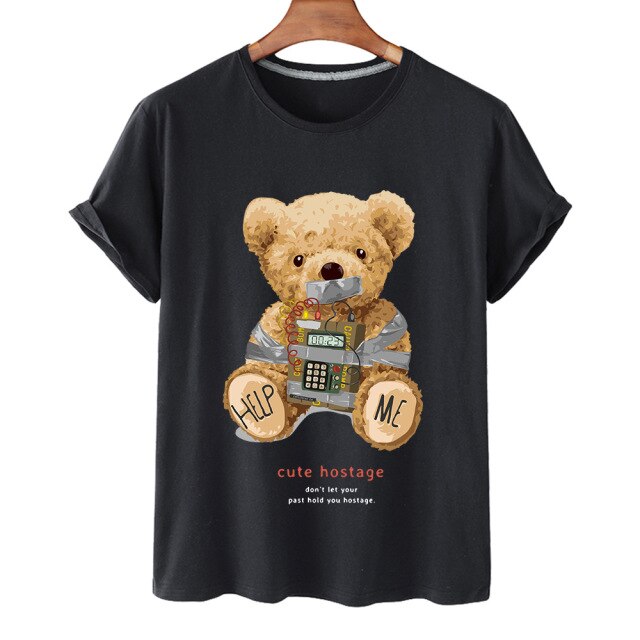 Eco Friendly Hostage Bear T shirt