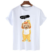 Eco-Friendly Yellow Duck Bear T-shirt