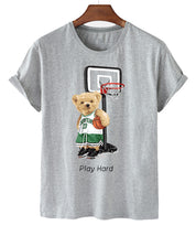 Eco-Friendly Basketball Bear T-shirt