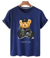Eco-Friendly Pilot Bear T-shirt