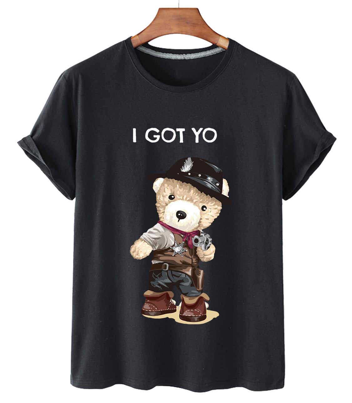 Eco-Friendly Cowboy Bear T-shirt