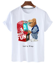 Eco-Friendly Gamer Bear T-shirt
