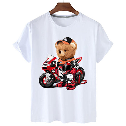 Eco-Friendly Racing Bear T-shirt