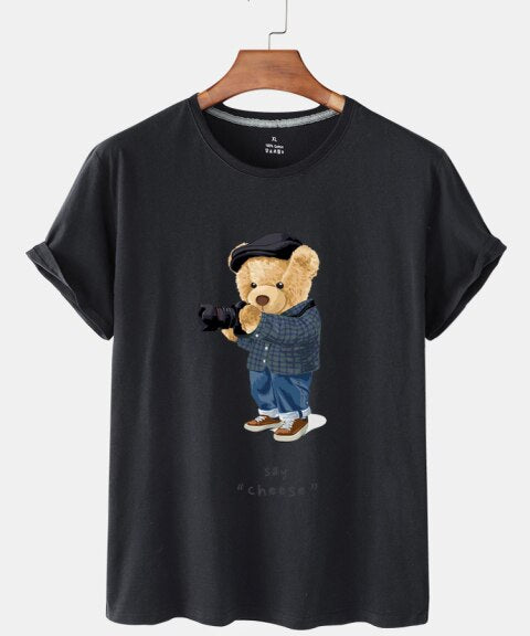 Eco-Friendly Photographer Bear T-shirt