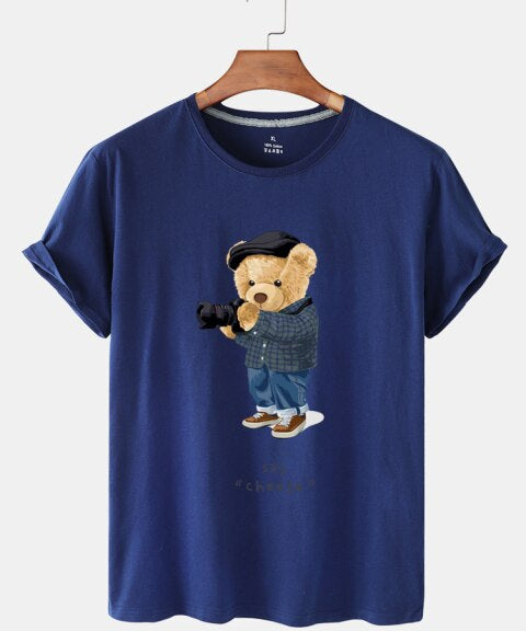 Eco-Friendly Photographer Bear T-shirt