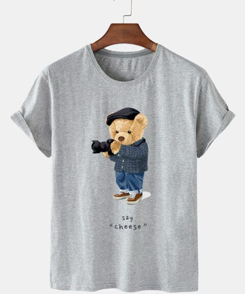 Eco-Friendly Photographer Bear T-shirt