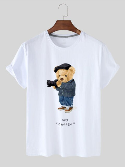 Eco-Friendly Photographer Bear T-shirt