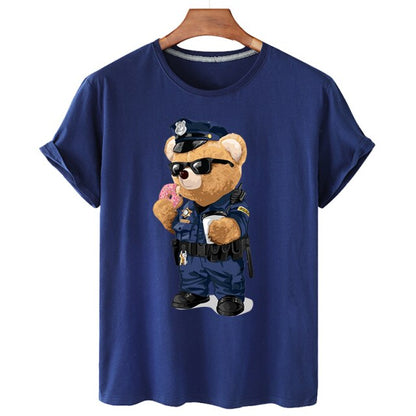Eco-Friendly Officer Bear T-shirt
