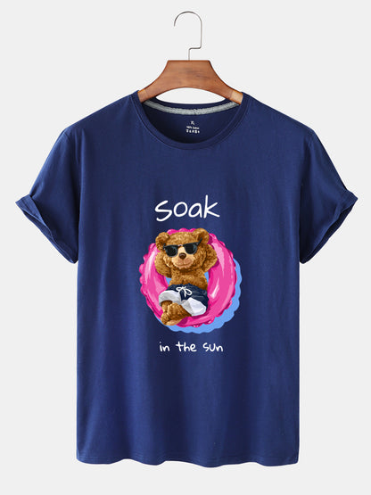 Eco-Friendly Summer Bear T-shirt