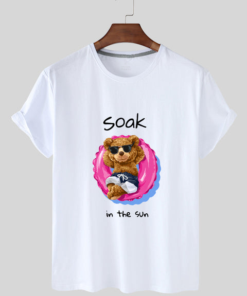 Eco-Friendly Summer Bear T-shirt