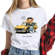 Eco-Friendly Taxi Driver Bear T-shirt