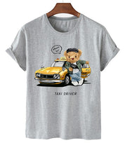 Eco-Friendly Taxi Driver Bear T-shirt