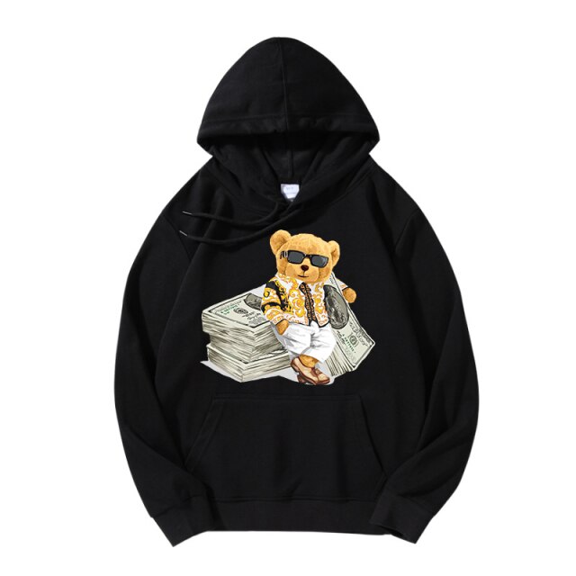 Eco-Friendly Rich Bear Hoodie