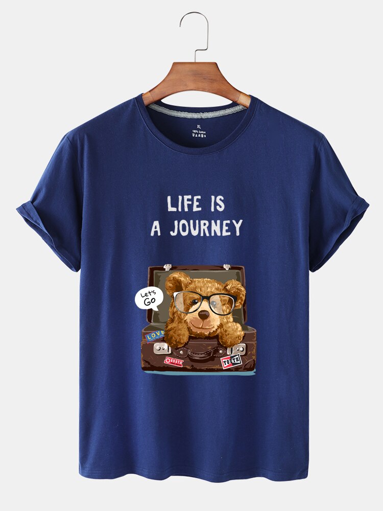 Eco-Friendly Travel Bear T-shirt