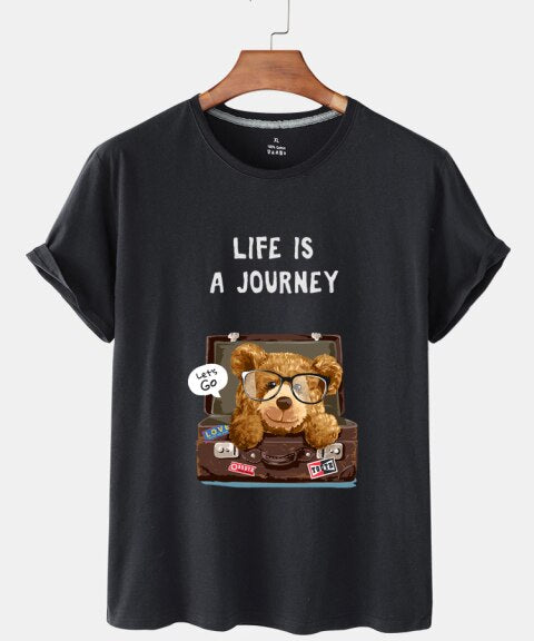 Eco-Friendly Travel Bear T-shirt