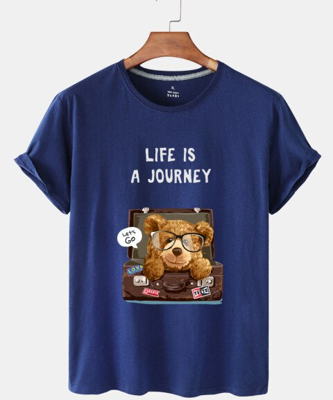Eco-Friendly Travel Bear T-shirt